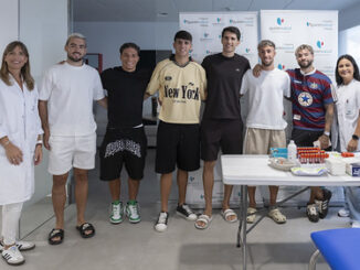 Los jugadores del Málaga CF se someten a una analítica completa con Quirónsalud Málaga como cierre de los reconocimientos de pretemporada